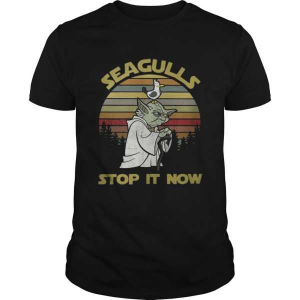 Seaguls Stop It Now Vintage Unisex Tee 600x600 1