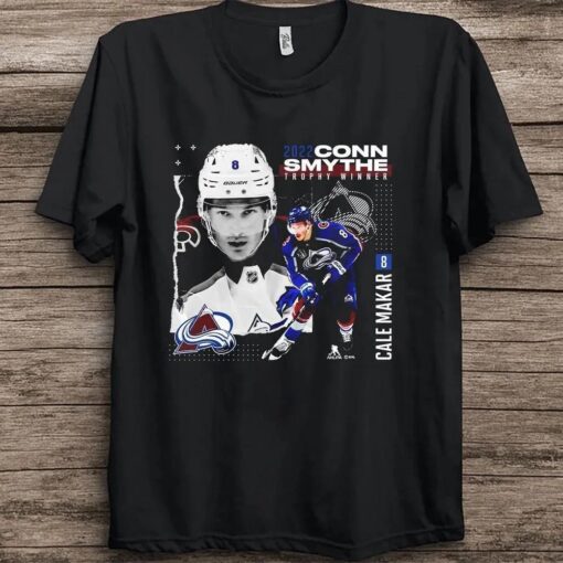 Cale Makar Hockey T Shirt Colorado Avalanche Champions 2022 1 O01w 510x510 1