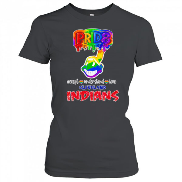 Lgbt Pride Accept Understand Love Cleveland Indians Shirt Womens T Shirt Iymw6l