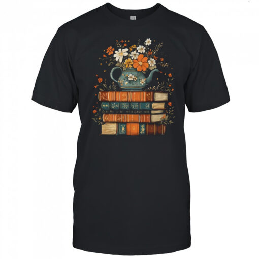 Teapot Cottagecore Aesthetic Book Lover For Women Bookworm Shirt Mens T Shirt Hjxfqc 510x510 1