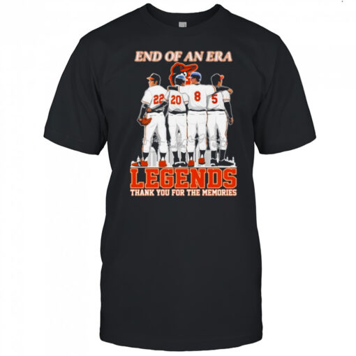 Baltimore Orioles End Of An Era Legends Thank You For The Memories Signatures T Shirt Mens T Shirt Ndxfef 510x510 1