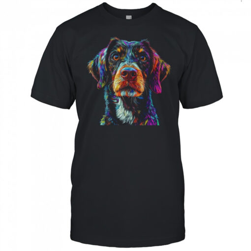 German Shorthaired Pointer Dog Colorful Face Dog Lover Men Women Shirt Mens T Shirt Qil3iq 510x510 1