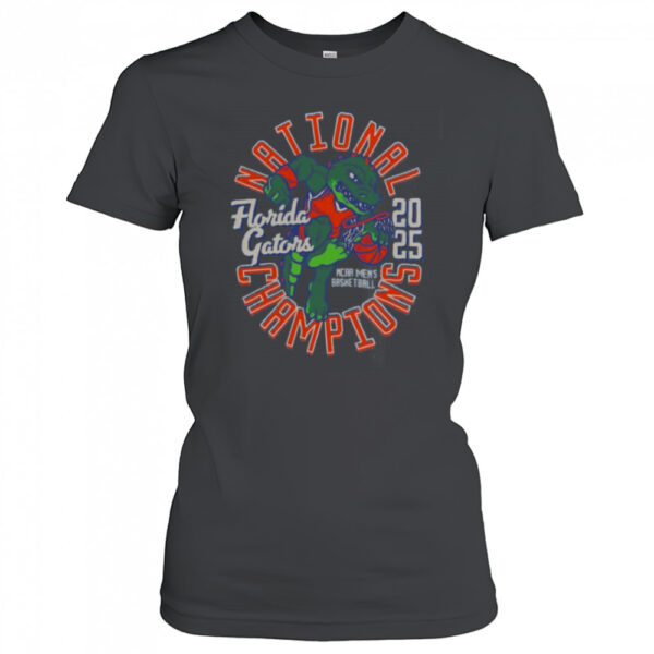 Florida Gators 2025 Ncaa Mens Basketball National Champions Comfort Colors Mascot T Shirt Womens T Shirt Slkej3
