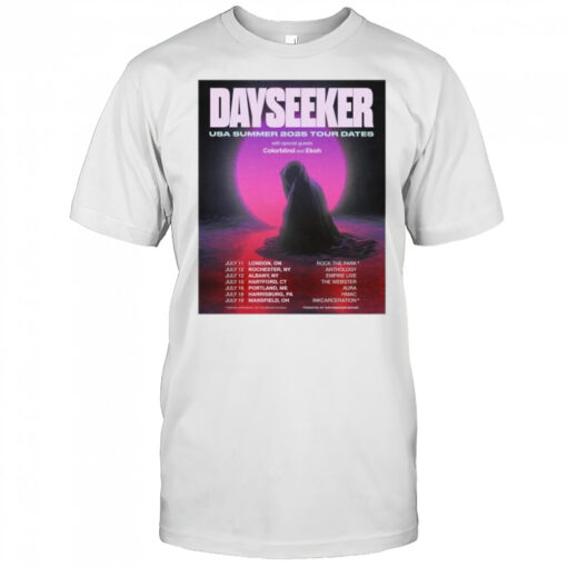 Dayseeker Usa Summer 2025 Tour Dates With Colorblind And Ekoh July 11 19 T Shirt Mens T Shirt Kcoot6 510x510 1