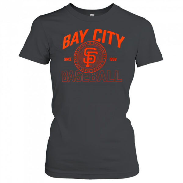 San Francisco Giants Bay City Baseball Shirt Womens T Shirt N088iw