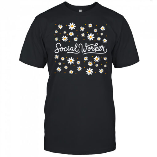 Social Worker Flower Floral Caseworker Social Work Month Shirt Mens T Shirt Ogm9ei 510x510 1