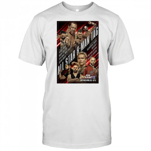Aew Dynamite Wednesday April 30 2025 Matchup Monday All Star 8 Man Tag T Shirt Mens T Shirt Bcmjhv 510x510 1
