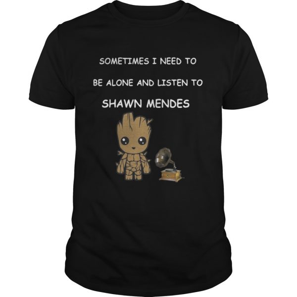 Baby Groot Sometimes I Need To Be Alone And Listen To Shawn Mendes Guys 600x600 1
