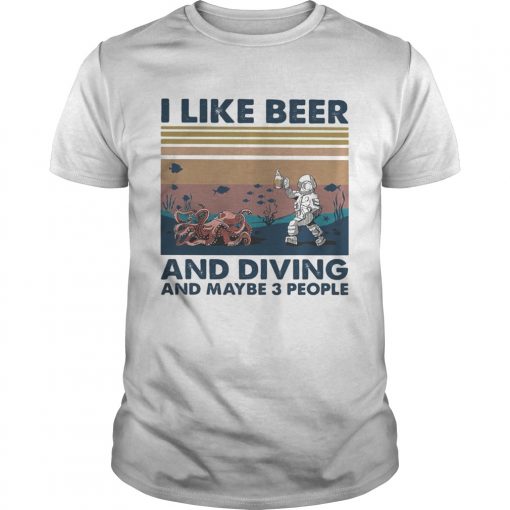 Octopus I Like Beer And Diving And Maybe 3 People Vintage Retro Unisex 510x510 1