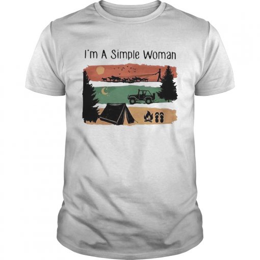 Im A Simple Woman Love Camping Vintage Unisex 510x510 1