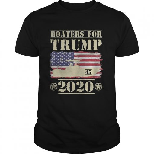 Boaters For Trump 2020 45 Vintage American Flag Boating Unisex 1 510x510 1