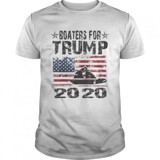 Boaters For Trump Conservative Vintage American Flag 2020 Unisex 510x510 1
