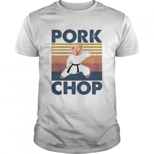 Pig Karate Pork Chop Vintage Retro Unisex 510x510 1