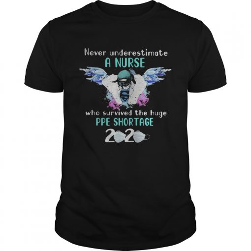 Never Underestimate A Nurse Who Survived The Huge Ppe Shortage 2020 Mask Covid19 Unisex 510x510 1