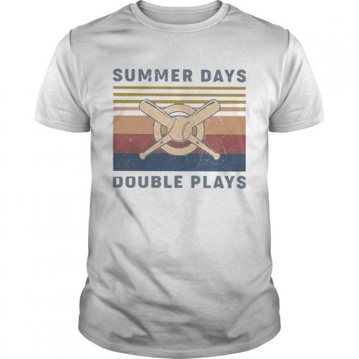 Baseball Summer Days Double Plays Vintage Unisex 510x510 1