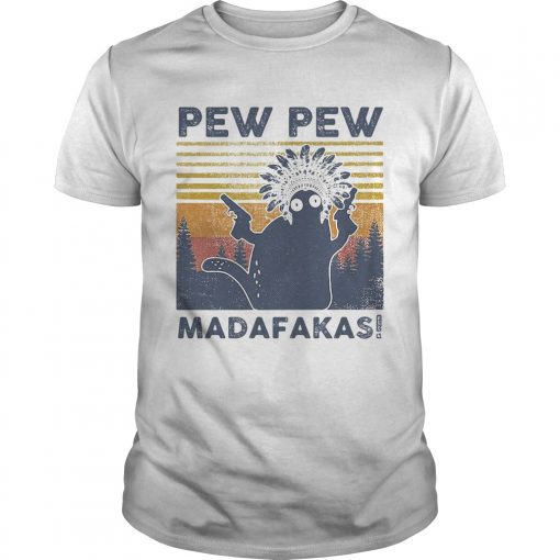 Cat Native Pew Pew Madafakas Vintage Retro Unisex 510x510 1