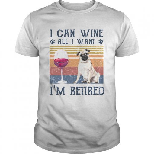 I Can Wine All I Want Im Retired Bulldog Vintage Retro Footprint Unisex 510x510 1