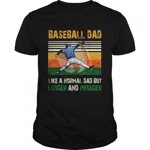 Baseball Dad Like A Regular Dad But Cooler Vintage Retro Unisex 510x510 1