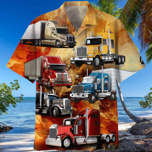 Trucker Tan Nice Design Unisex Hawaiian Shirt 609562 0