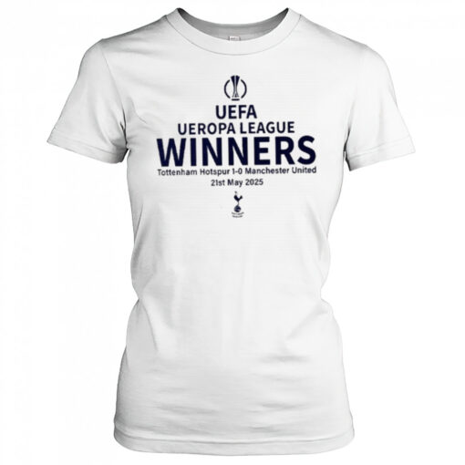 Tottenham Hotspur Europa League Winners Shirt Womens T Shirt Limdsg