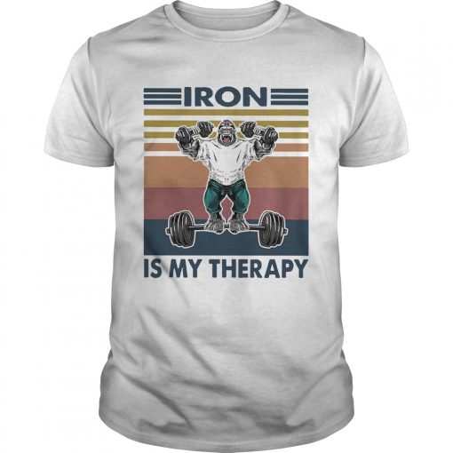 Gorilla Iron Is My Therapy Fitness Vintage Unisex 510x510 1