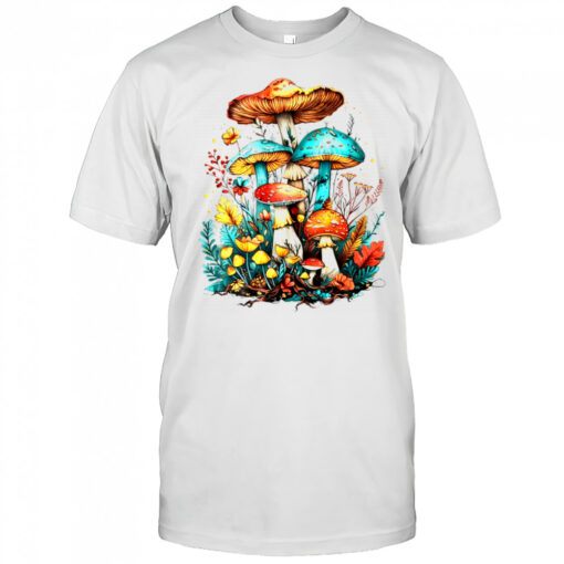Cottagecore Floral Mushroom Aesthetic Girls Graphic Shirt Mens T Shirt Kurjw5 510x510 1