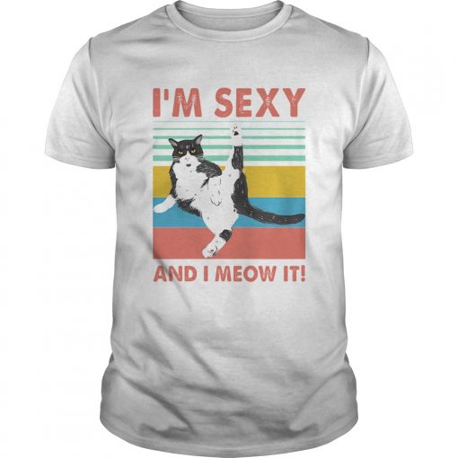 Im Sexy And I Meow It Vintage Retro Unisex 510x510 1