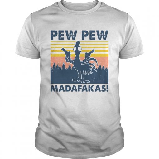 Chicken Pew Pew Madafakas Vintage Retro Unisex 510x510 1