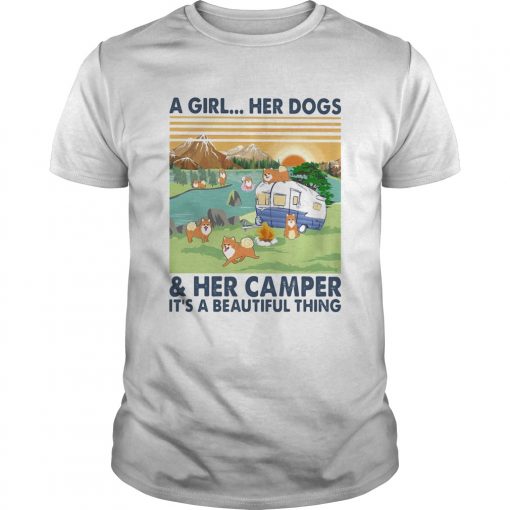 Pomeranian A Woman Her Dog Paw And Her Camper Its A Beautiful Thing Vintage Retro Unisex 510x510 1