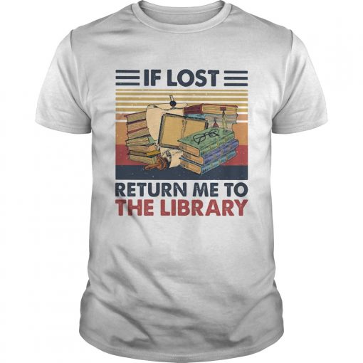 If Lost Return Me To The Library Vintage Retro Unisex 510x510 1