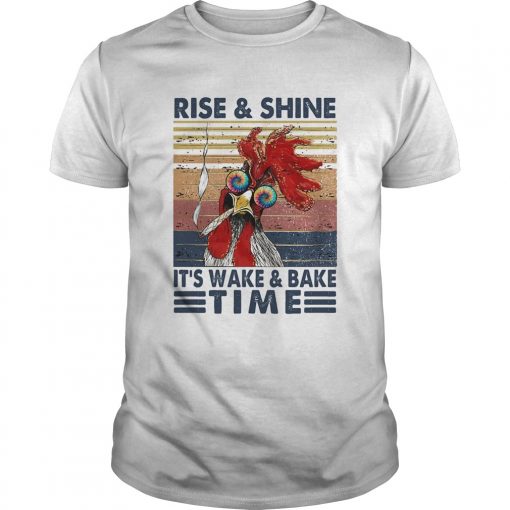 Rooter Weed Rise And Shine Its Wake And Bake Time Vintage Retro Unisex 510x510 1