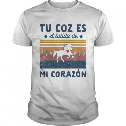 Tu Coz Es El Latido De Mi Corazon Horse Heart Vintage Retro Unisex 510x510 1