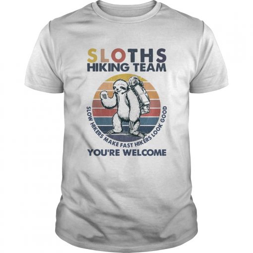 Hiking Sloths Hiking Team You Welcome Vintage Unisex 510x510 1