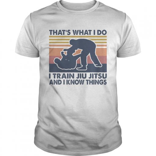Thats What I Do I Train Jiu Jitsu And I Know Things Vintage Retro Unisex 510x510 1