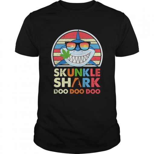 Skunkle Shark Doo Doo Doo Weed Vintage Retro Unisex 510x510 1
