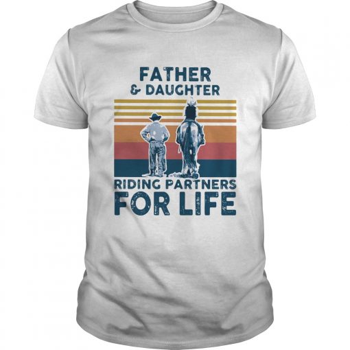 Father And Daughter Riding Horse Partners For Life Vintage Retro Unisex 510x510 1