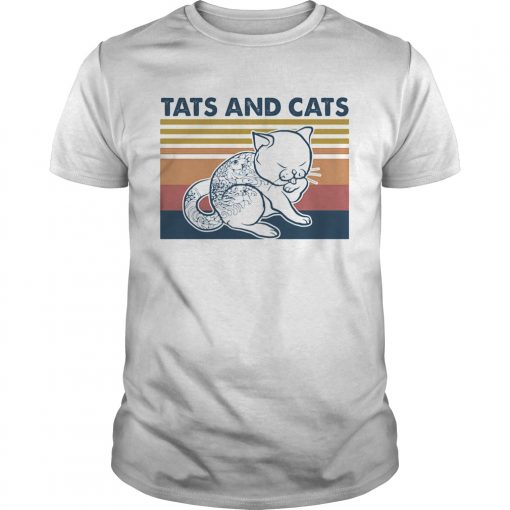 Tattoos And Cats Vintage Retro Unisex 510x510 1