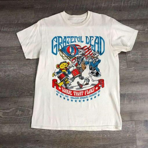 Grateful Dead Vintage 1987 T Shirt 4th Of July 1987 Wave That Flag 1 Yuck 510x510 1