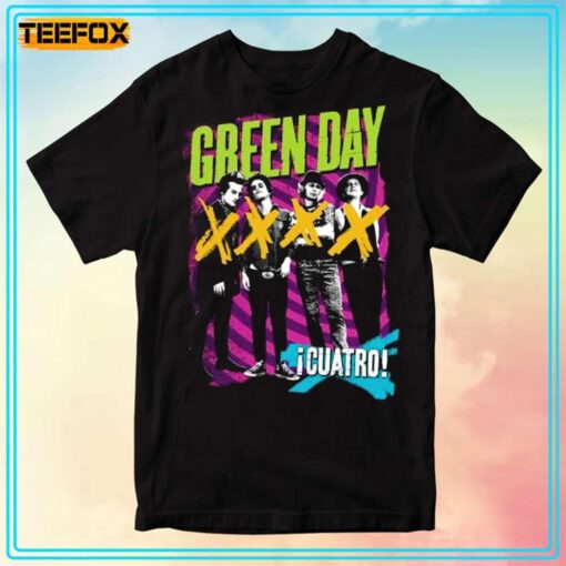 Green Day Cuatro Vintage T Shirt 1 Y2am 510x510 2