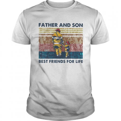 Firefighter Father And Son Best Friends For Life Vintage Retro Unisex 510x510 1