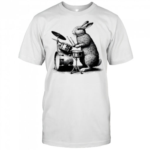 Bunny Rabbit Drummer Vintage Shirt Mens T Shirt Flhtd6 510x510 1
