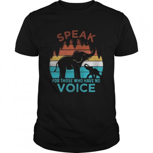 Best Speak For Those Who Have No Voice Elephant Vintage Unisex 510x510 1