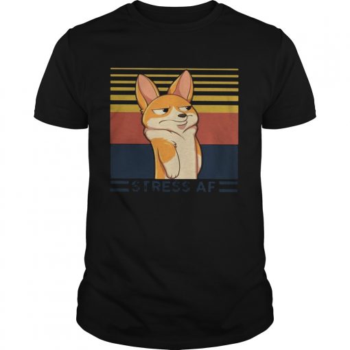 Corgi Dog Stress Af Vintage Unisex 510x510 1