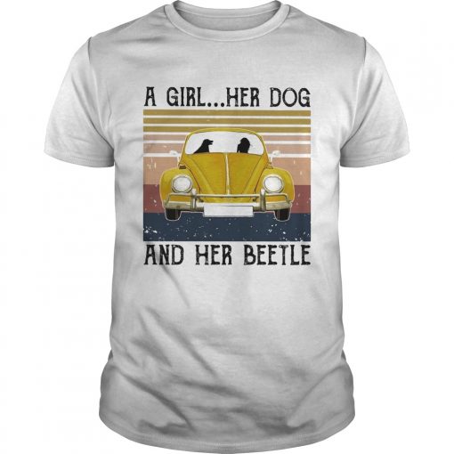 Volkswagen Beetle A Girl Her Dog And Her Beetle Vintage Unisex 510x510 1