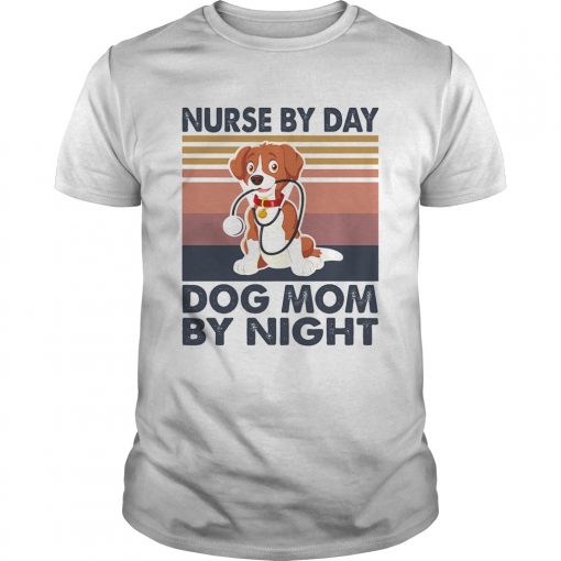 Stethoscope Nurse By Day Dog Mom By Night Vintage Unisex 510x510 1