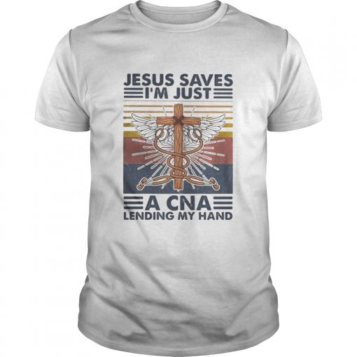 Stethoscope Cross Wings Jesus Saves Im Just A Cna Lending My Hand Vintage Unisex 510x510 1