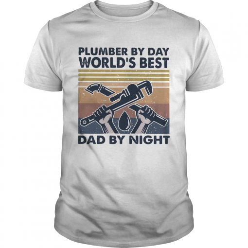 Plumber By Day Worlds Best Dad By Night Vintage Unisex 510x510 1