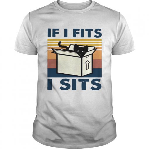 Cat In Box If I Fits I Sits Vintage Unisex 1 510x510 1
