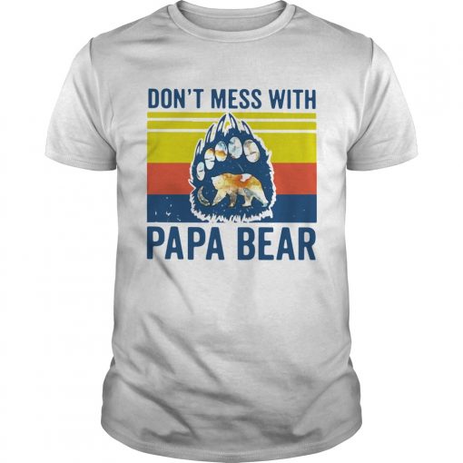 Dont Mess With Papa Bear Vintage Unisex 1 510x510 1
