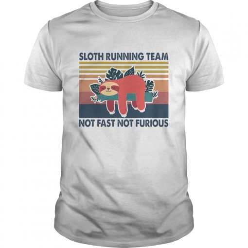 Sloth Running Team Not Fast Not Furious Vintage Unisex 510x510 1